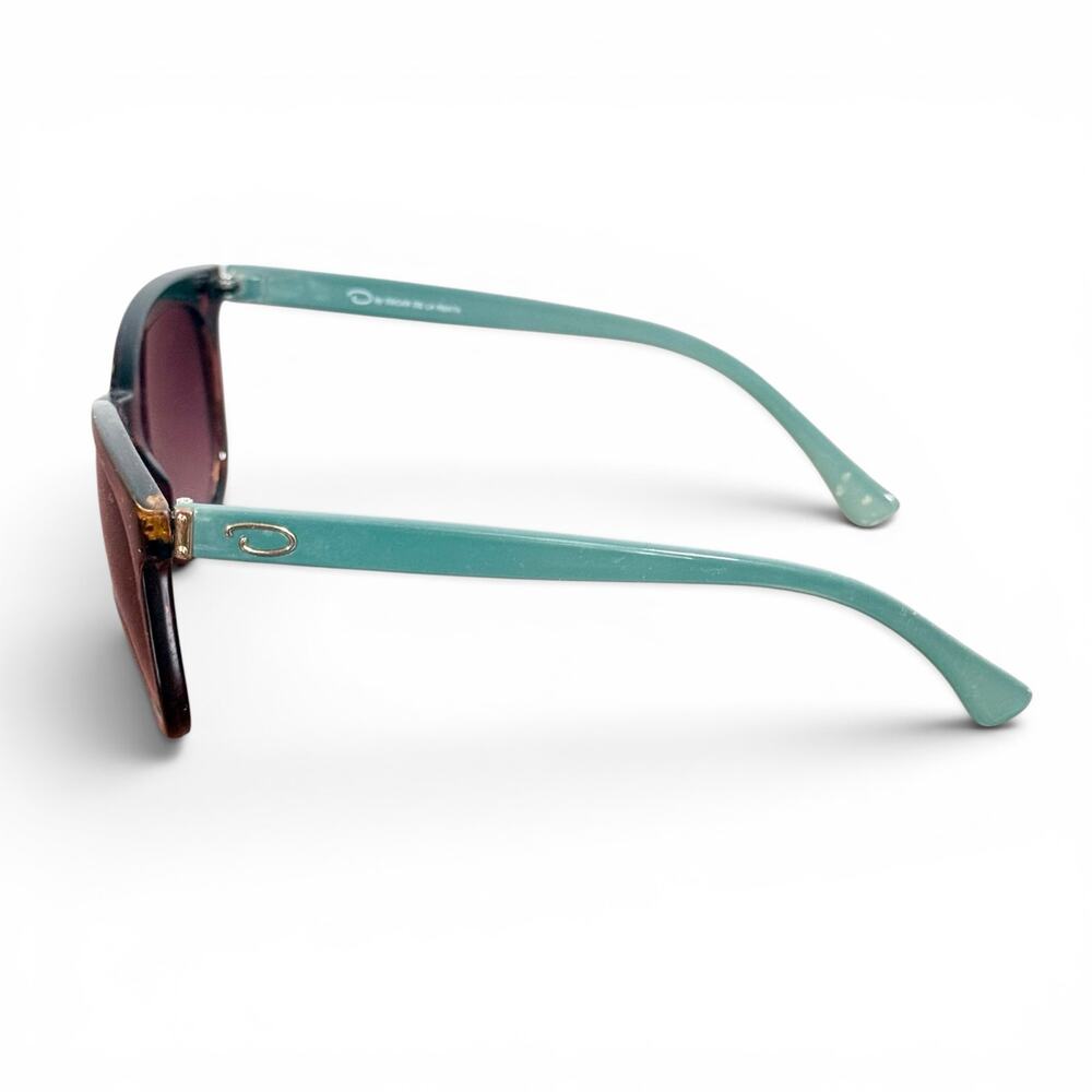 O by Oscar de la Renta Pastel Green & Tortoise Shell Sunglasses Frames OSRS704 - Picture 3 of 8